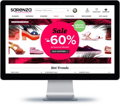 Sarenza Onlineshop